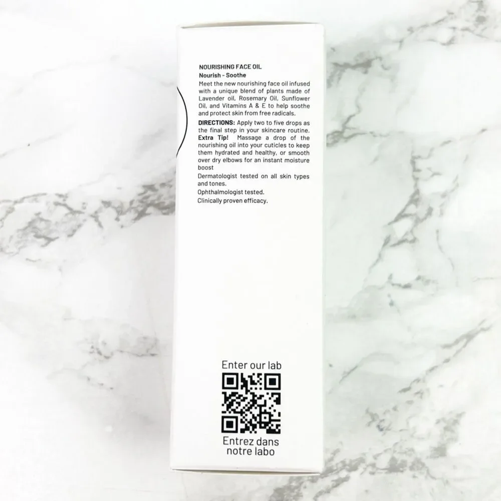 NIB Dr. B LAB by Dr. Brandt Nourishing Face Oil, Hydrating & Smoothing